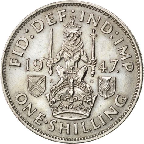 1947 shilling coin